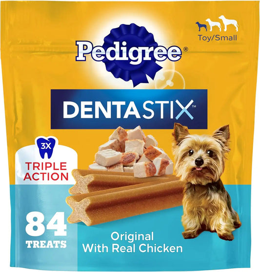 Pedigree Dentastix Small & Medium Dental Dog Treats, Original, 84 Count